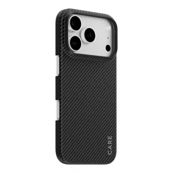 CARE by PanzerGlass Discovery suojakuori MagSafe-yhteensopiva iPhone 17 Pro -puhelimelle – läpinäkyvä