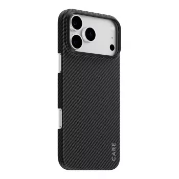 CARE by PanzerGlass Discovery -kotelo MagSafe-yhteensopiva iPhone 17 Pro Maxille - läpinäkyvä