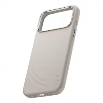 CARE by PanzerGlass Flow Case Vanilla MagSafe-yhteensopiva iPhone 17 Pro -puhelimeen