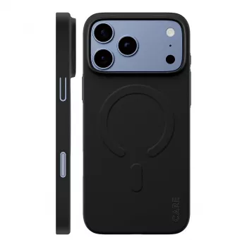 CARE by PanzerGlass SL1M -kotelo musta MagSafe-yhteensopiva iPhone 17 Pro Maxille