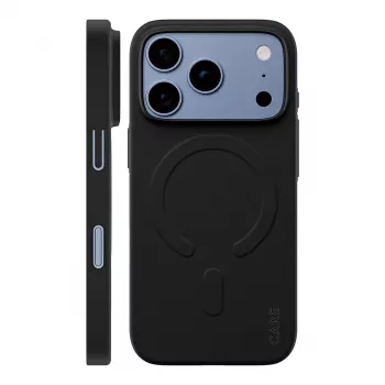 CARE by PanzerGlass SL1M suojakuori MagSafe-yhteensopiva iPhone 17 Pro -puhelimelle – musta