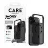 CARE by PanzerGlass Smokey -kotelo mustalla MagSafe-yhteensopivuudella iPhone 17 Pro Maxille