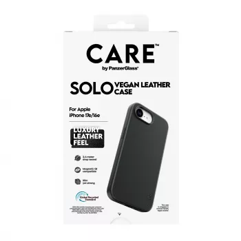 CARE by PanzerGlass Solo Case Black Apple iPhone 16e / 17e (CR30028)