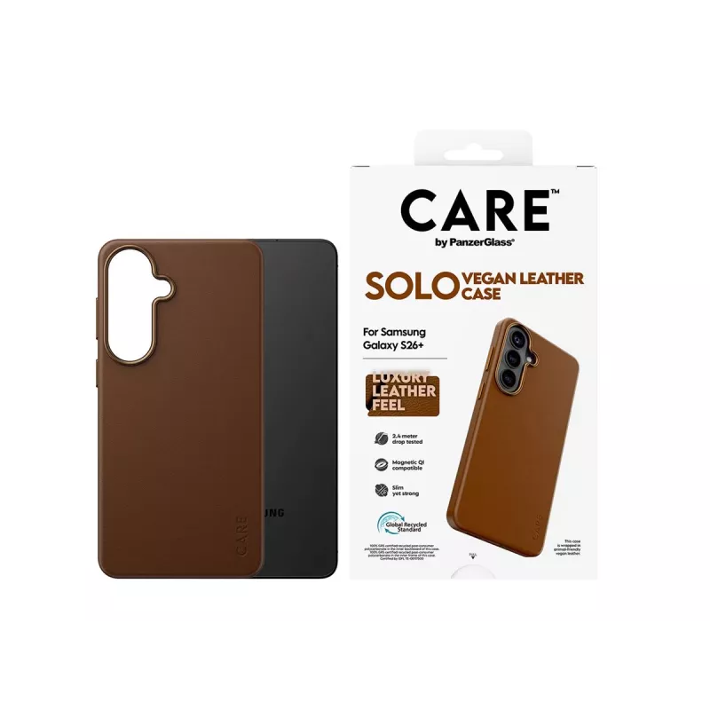 CARE by PanzerGlass Solo Case Samsung Galaxy S26 Plus - ruskea
