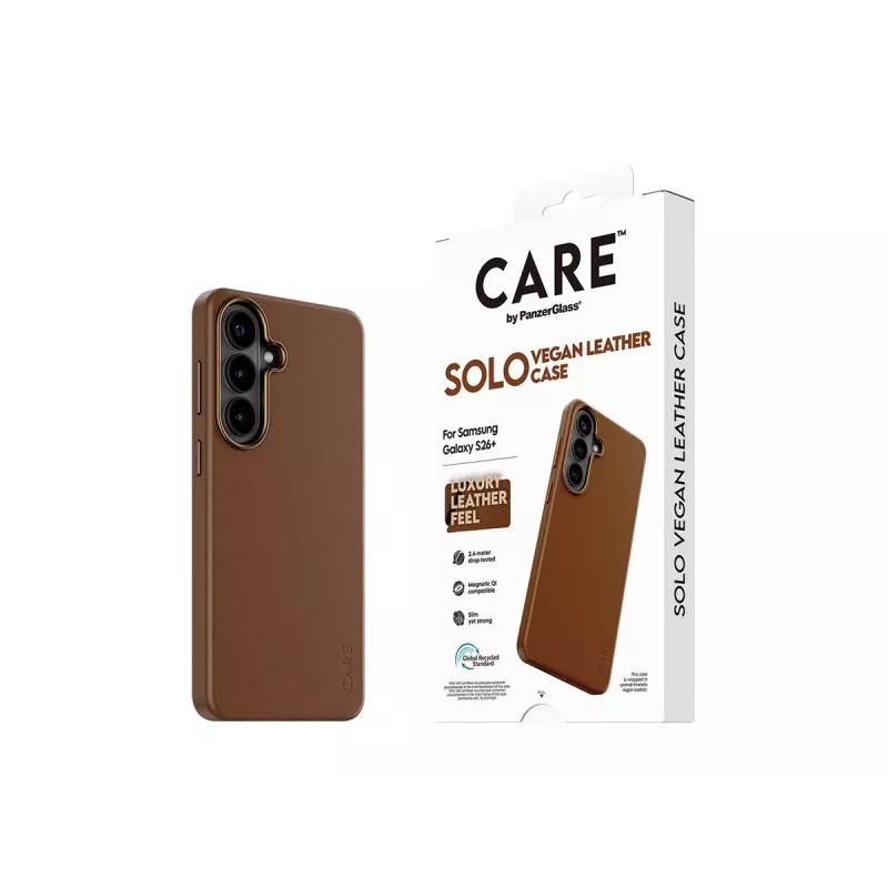 CARE by PanzerGlass Solo Case Samsung Galaxy S26 Plus - ruskea