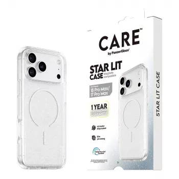 CARE by PanzerGlass Star Lit -kotelo MagSafe-yhteensopiva iPhone 17 Pro Maxille