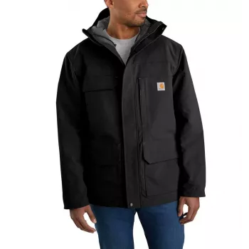 Carhartt Super Dux eristetty takki - musta - miesten Relaxed Fit
