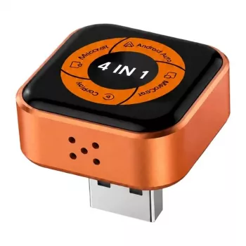 CARLINKIT Mini Ultra 6 langaton adapteri CarPlay- ja Android Auto -järjestelmiin - musta