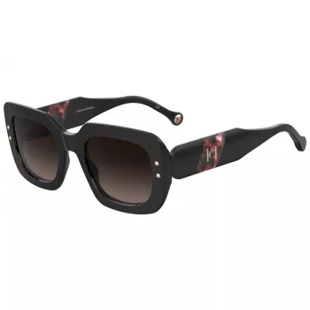 Carolina Herrera HER0186SGUU naisten aurinkolasit, kulmikas, Havana ruskea liukuväri 52 mm