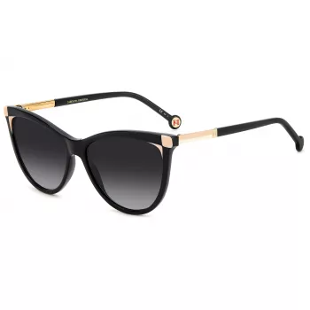 CAROLINA HERRERA naisten aurinkolasit HER0141SKDX - neliömäinen asetaattikehys, liukuvärilasit, UV400-suoja, 57 mm