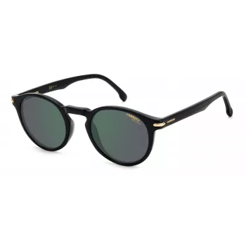 Carrera 301S80 unisex-aurinkolasit - musta kehys, harmaat linssit, 50/23/145 mm