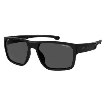 Carrera Ducati miesten aurinkolasit CARDUC029S807 - musta kehys, harmaat linssit, 59 mm