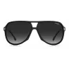 CARRERA unisex-aurinkolasit 1045-S-003-WJ pilot square -kehys musta harmaa liukuväri UV400