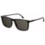CARRERA unisex-aurinkolasit 231-S-807-IR (55/18/145 mm), musta asetaattikehys, harmaat hopeapeilatut linssit