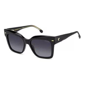 CARRERA naisten suorakaide-aurinkolasit CARRERA3037S8 - musta kehys, harmaat linssit, 54 mm