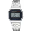 CASIO A-159WA-N1 unisex digitaalinen kvartsikello, 33 mm, hopea/harmaa
