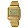 CASIO A120WEG-9AEF naisten vintage-digitaalikello, 33,5 mm, kultasävy