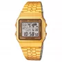 CASIO A500WGA-9 miesten digitaalikello 39 mm kultasävy ruostumaton teräs