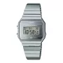 CASIO A700WEV-7A unisex-digitaalikello hopea ruostumaton teräs 37,4 mm