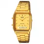 CASIO AQ-230GA-9B unisex analogi-digitaalikello, kultasävy, 38,8 mm