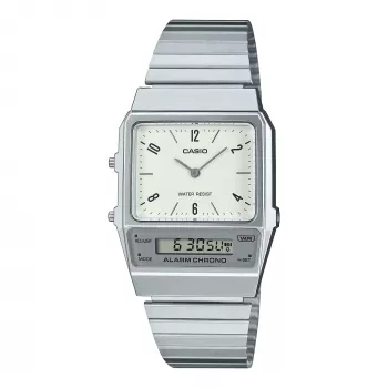 CASIO AQ-800E-7A2EF unisex analogi-digitaalikello, hopea, 32 mm