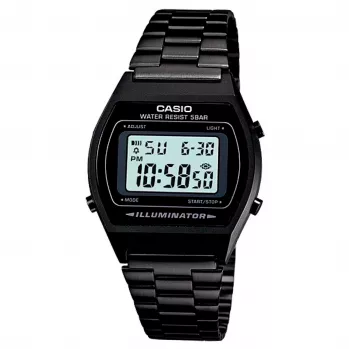 CASIO B-640WB-1A unisex-digitaalikello 35 mm teräsranneke