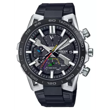 CASIO EQB-2000DC-1AER Edifice Bluetooth Tough Solar miesten kello 55,6mm musta