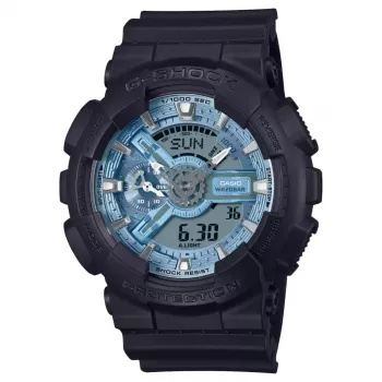 Casio G-Shock GA-110CD-1A2ER 200m musta urheilukello