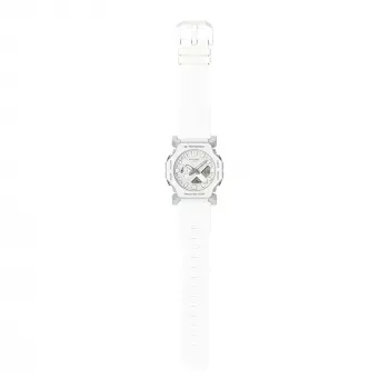 CASIO GA-2300-7AER naisten analogi-digitaalikello, 42,9 mm, valkoinen hartsi