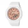 CASIO GMA-S2100MD-7AE naisten analogi-digitaalinen kvartsikello, 46,2mm, valkoinen hartsiranneke
