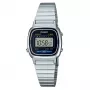 CASIO LA-670WD-1DF naisten digitaalikello hopea ruostumaton teräs 24 mm