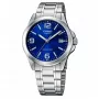 CASIO LTP-1215A-2A naisten analoginen kvartsikello 28 mm sininen kellotaulu ruostumaton teräs