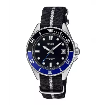 Casio MDV-10C-1A2VEF miesten sukelluskello musta ruostumaton teräs resiini