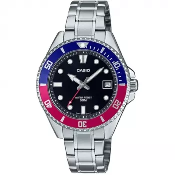 CASIO MDV10D1A3VDF miesten analoginen kvartsikello 44,2 mm ruostumaton teräs