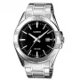 CASIO miesten analogikello MTP-1308D-1A teräsranneke 43,8mm musta kellotaulu