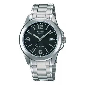 CASIO miesten MTP-1215A-1A analoginen kvartsikello 43,3 mm ruostumaton teräs