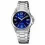 CASIO MTP-1215A-2A miesten analoginen kvartsikello sininen kellotaulu teräs 43,3 mm