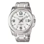CASIO MTP-1314D-7A miesten analoginen kvartsikello ruostumaton teräs hopeinen kellotaulu 44,9 mm