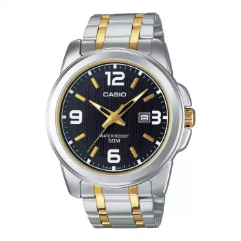 CASIO MTP-1314SG-1A miesten analoginen kvartsi ruostumaton teräskello 44,9 mm