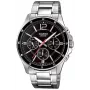 Casio MTP-1374D-1AV miesten analoginen kvartsikello ruostumaton teräs 43,5 mm