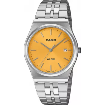 Casio MTP-B145D-9AVEF miesten analoginen kvartsikello hopea ruostumaton teräs