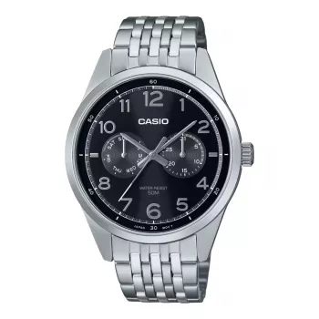 CASIO MTPE340D1AVDF miesten analoginen kvartsikello 42 mm ruostumaton teräs