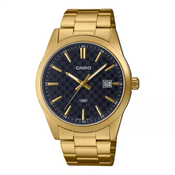 CASIO MTPVD03G1AUDF miesten analoginen kvartsikello 42 mm ruostumaton teräs kultasävy