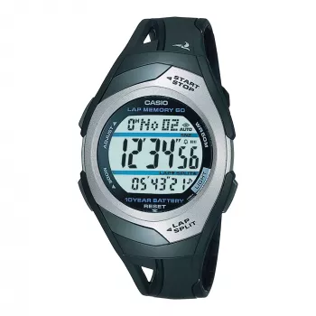 CASIO STR-300C-1VEF unisex-digitaalikello 35,2 mm hartsi musta