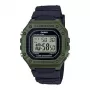 CASIO W-218H-3AVDF digitaalikello - vihreä hartsi, 50m vedenkestävyys, LED-taustavalo