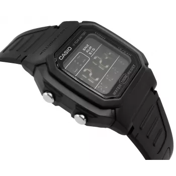Casio W-800H-1BVES miesten digitaalikello - 100m vesitiivis, kvartsikoneisto