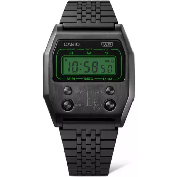 CASIO naisten A1100B-1EF digitaalikello ruostumaton teräs 35 mm
