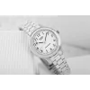 CASIO naisten analoginen kvartsikello LTP-1128A-7B 33 mm hopeinen kellotaulu ruostumaton teräs