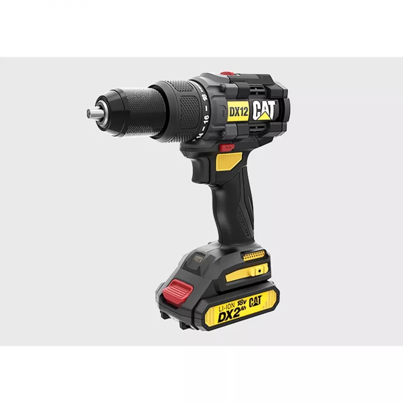 CATERPILLAR DX12 18V harjaton akkuruuvinväännin sarja 2x2,0Ah Li-Ion