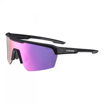 CEBE CS55301-S naisten urheilu-aurinkolasit mattamusta / Zone Grey Blue